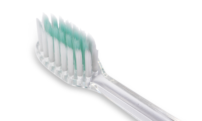 柔軟纖細刷毛帶走口腔大(dà)部分(fēn)菌斑